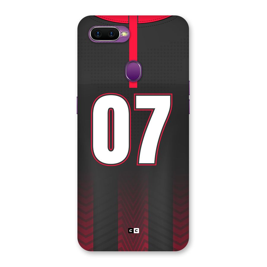 Jersy No 7 Back Case for Oppo F9