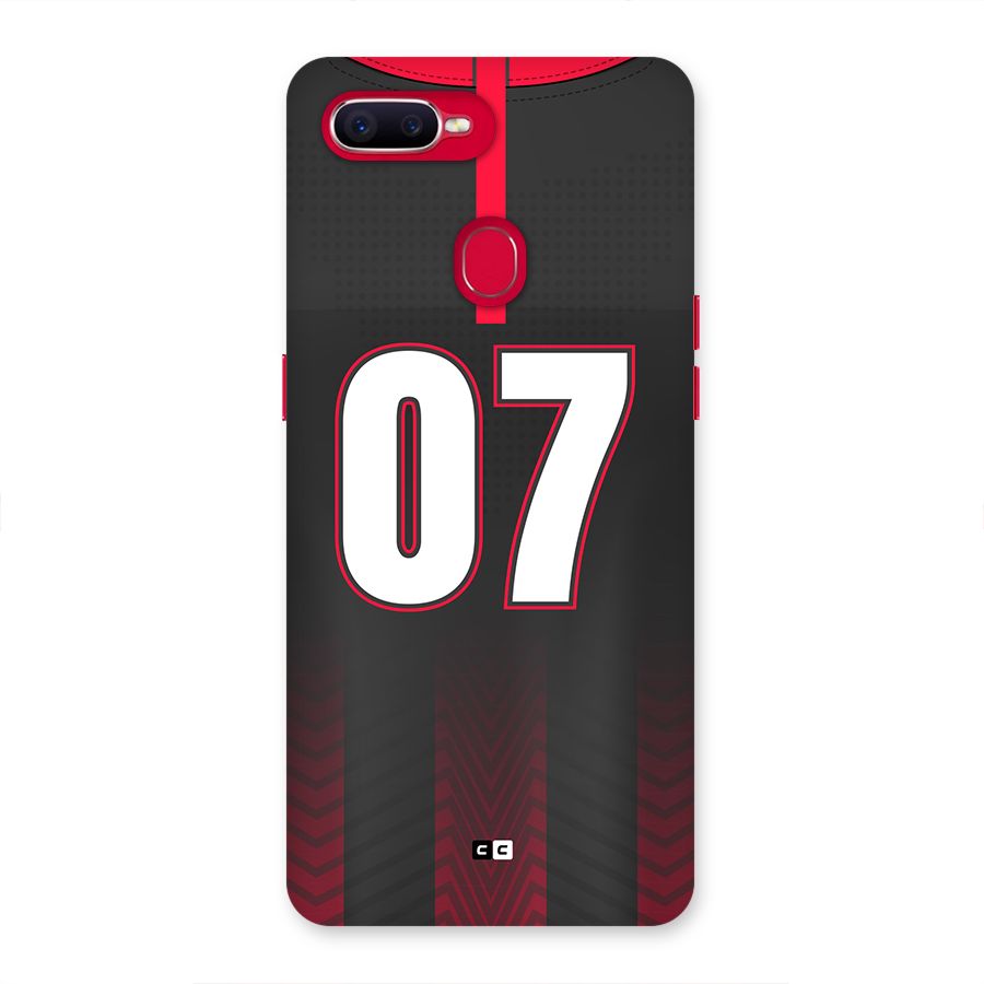 Jersy No 7 Back Case for Oppo F9 Pro