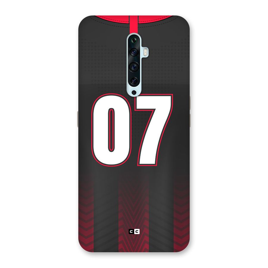 Jersy No 7 Back Case for Oppo Reno2 Z
