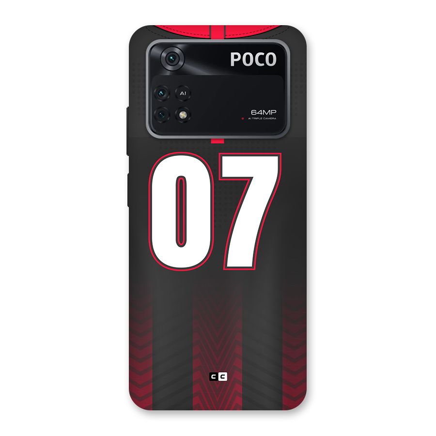 Jersy No 7 Back Case for Poco M4 Pro 4G