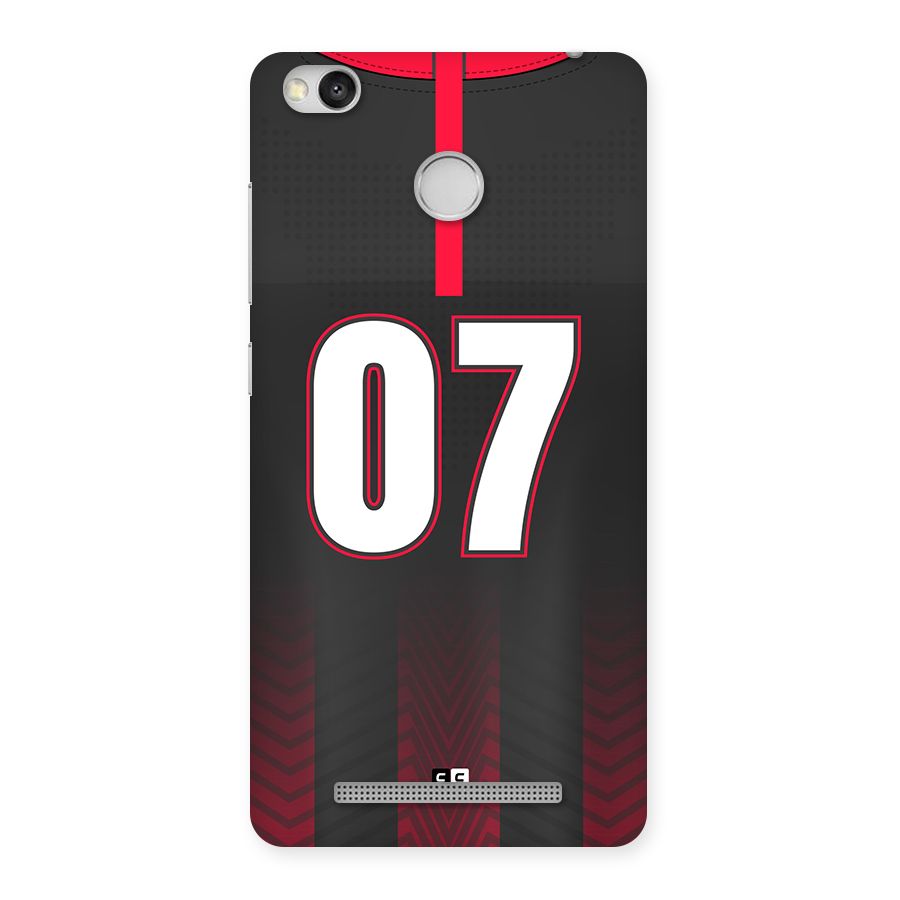 Jersy No 7 Back Case for Redmi 3S Prime
