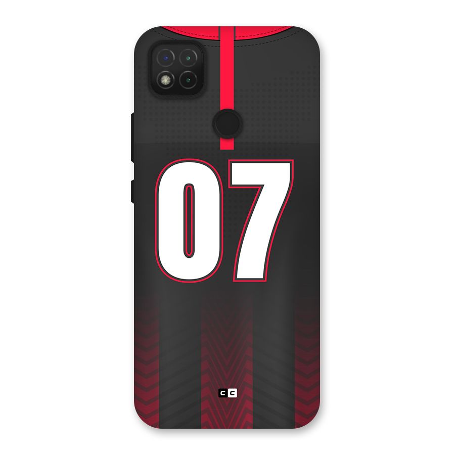 Jersy No 7 Back Case for Redmi 9