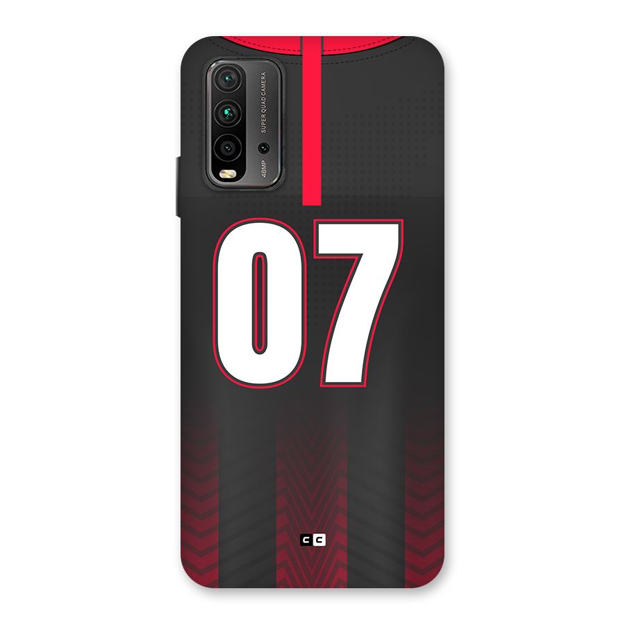 Jersy No 7 Back Case for Redmi 9 Power