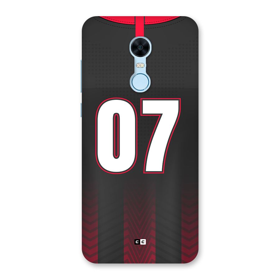 Jersy No 7 Back Case for Redmi Note 5