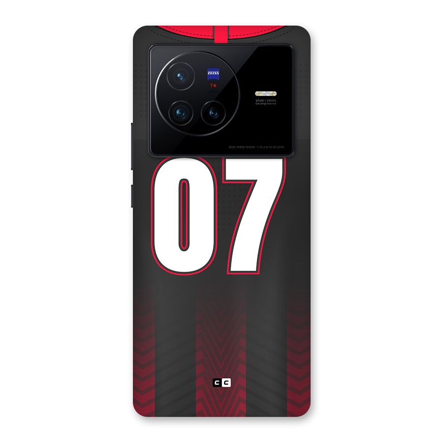 Jersy No 7 Back Case for Vivo X80