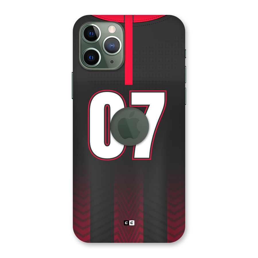 Jersy No 7 Back Case for iPhone 11 Pro Logo Cut