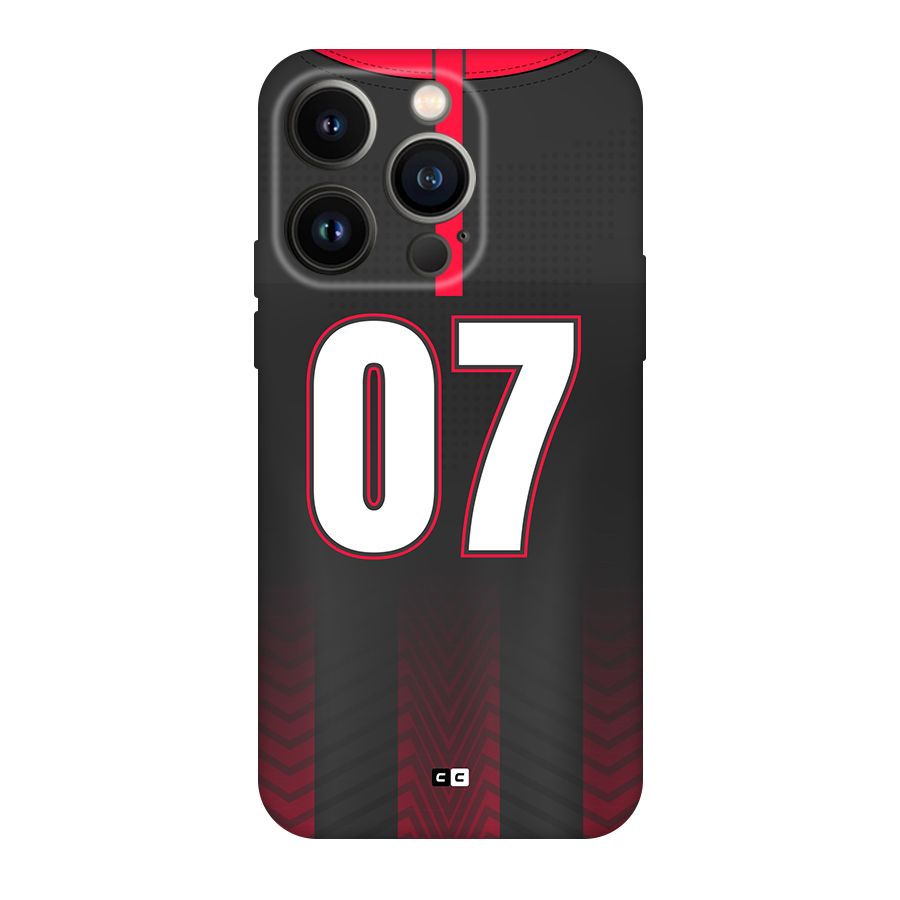 Jersy No 7 Back Case for iPhone 14 Pro