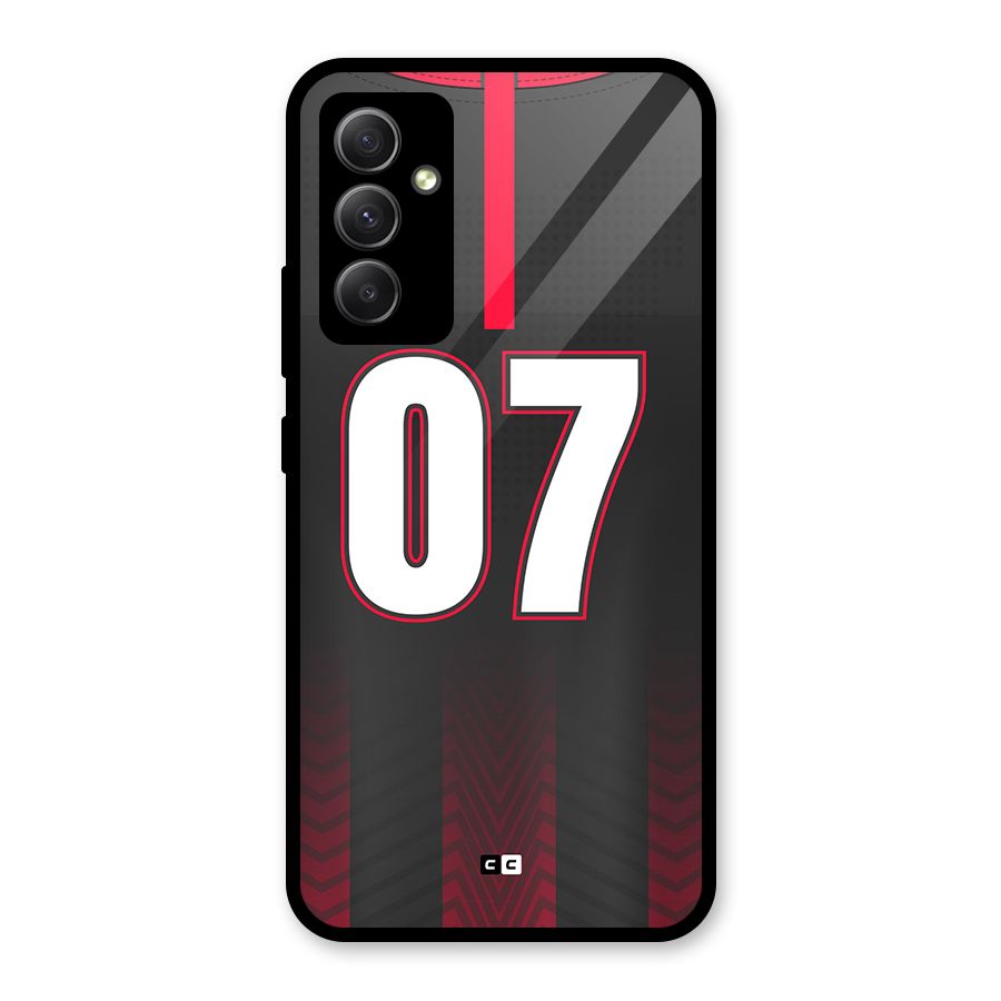 Jersy No 7 Glass Back Case for Galaxy A34