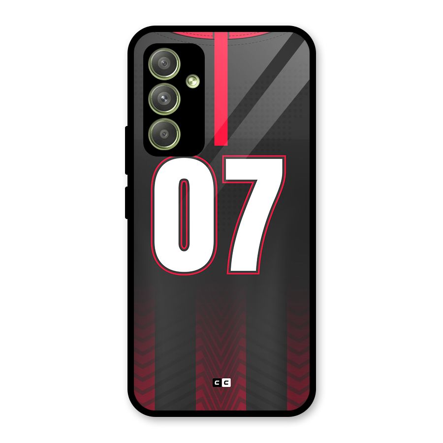 Jersy No 7 Glass Back Case for Galaxy A54