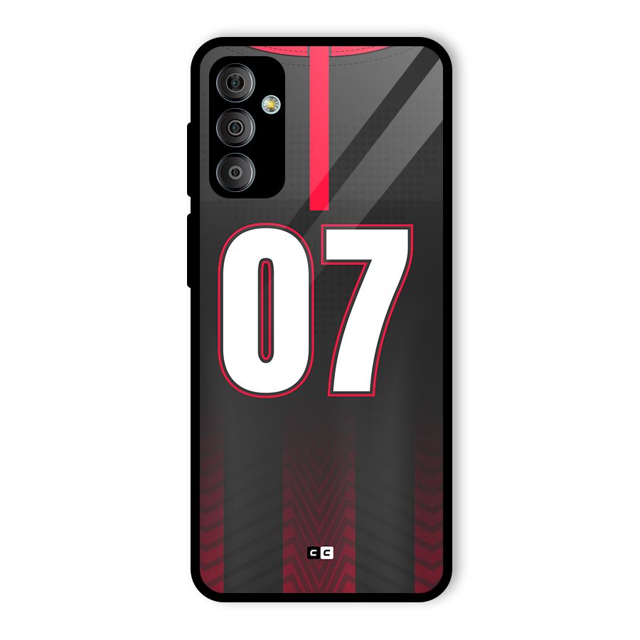 Jersy No 7 Glass Back Case for Galaxy F23