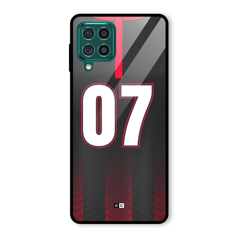 Jersy No 7 Glass Back Case for Galaxy F62