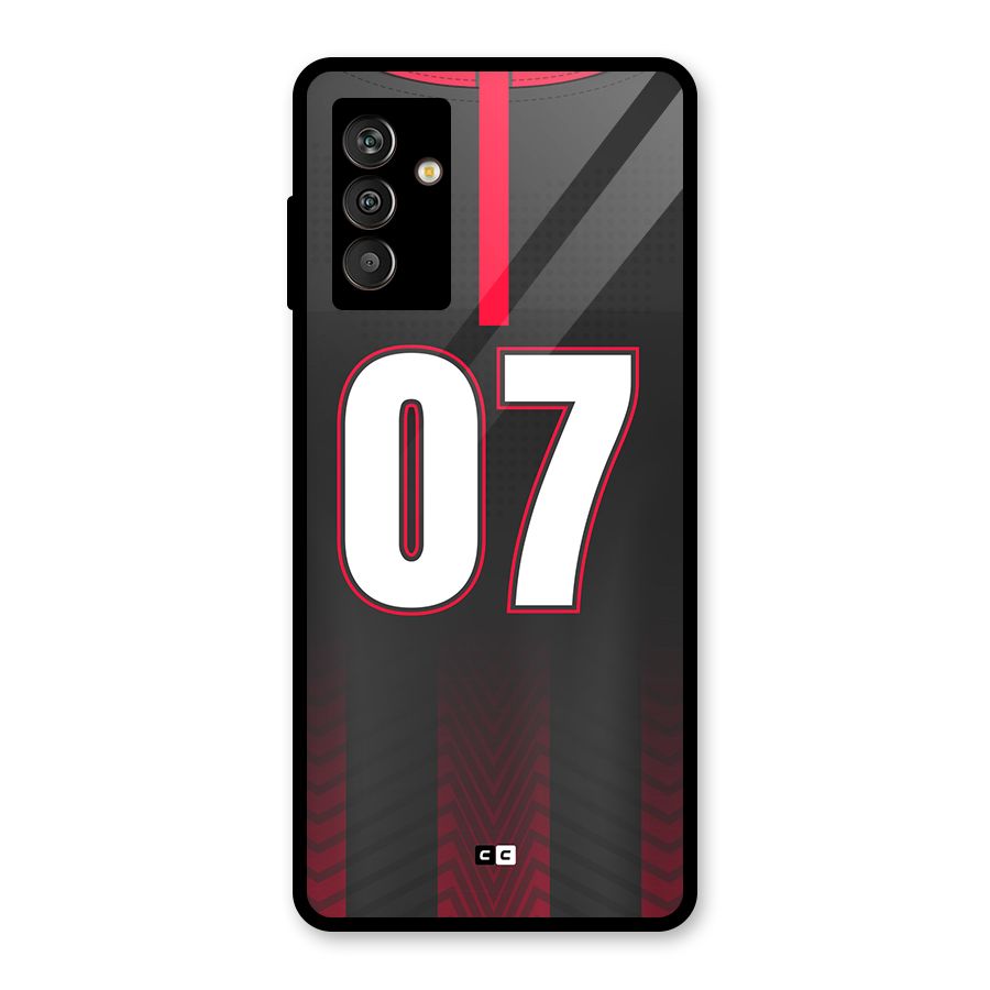 Jersy No 7 Glass Back Case for Galaxy M13