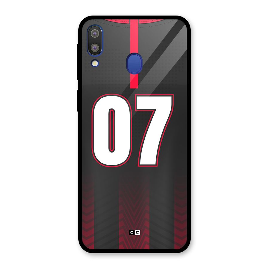 Jersy No 7 Glass Back Case for Galaxy M20