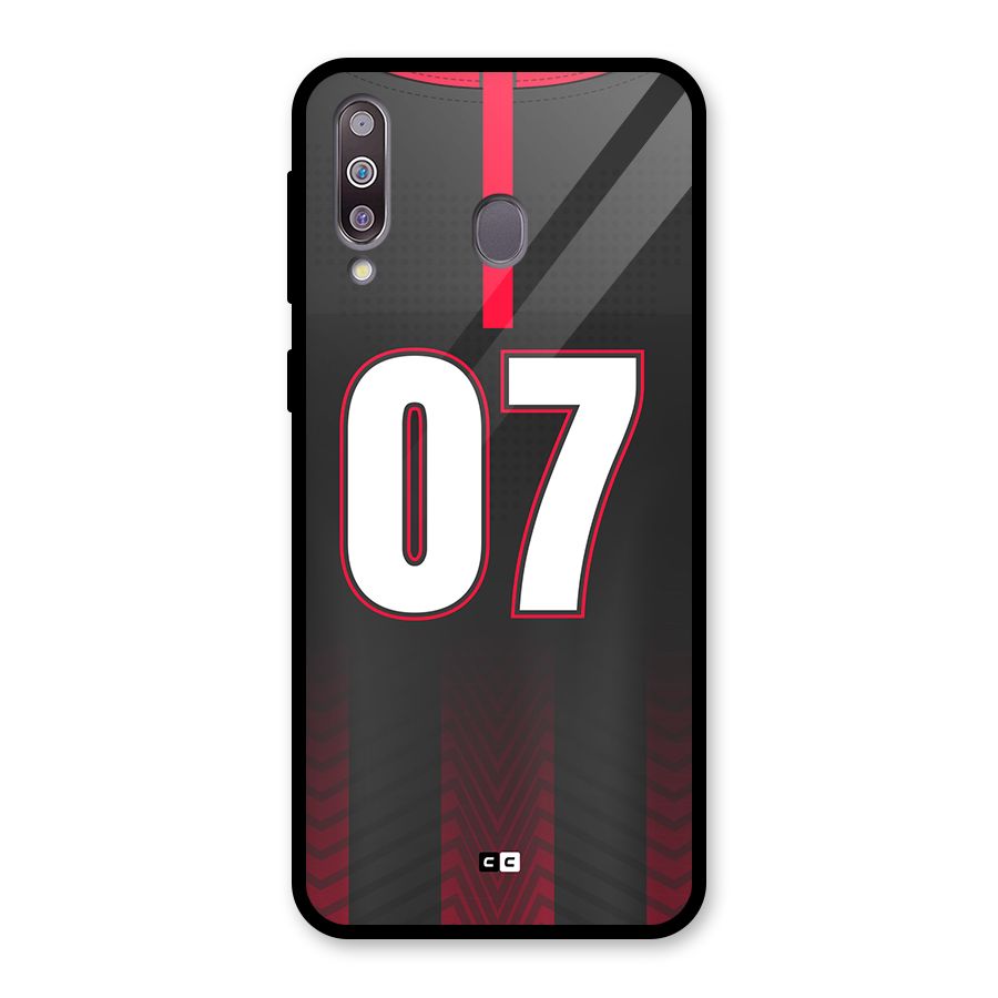 Jersy No 7 Glass Back Case for Galaxy M30
