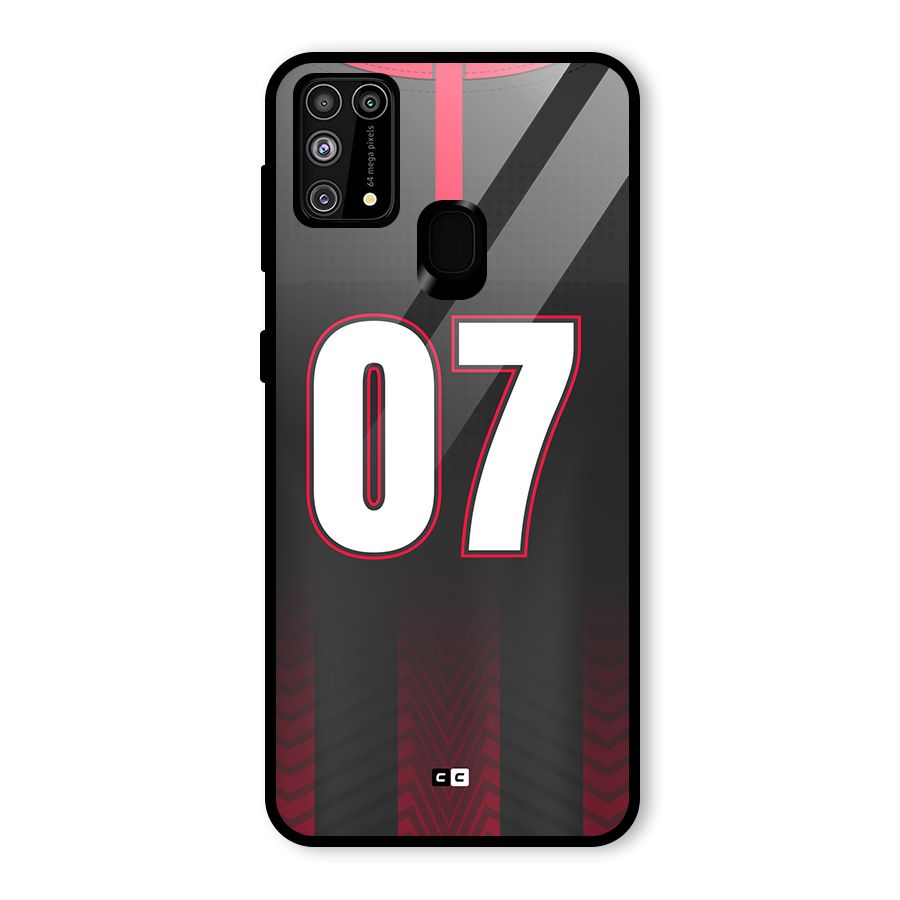 Jersy No 7 Glass Back Case for Galaxy M31