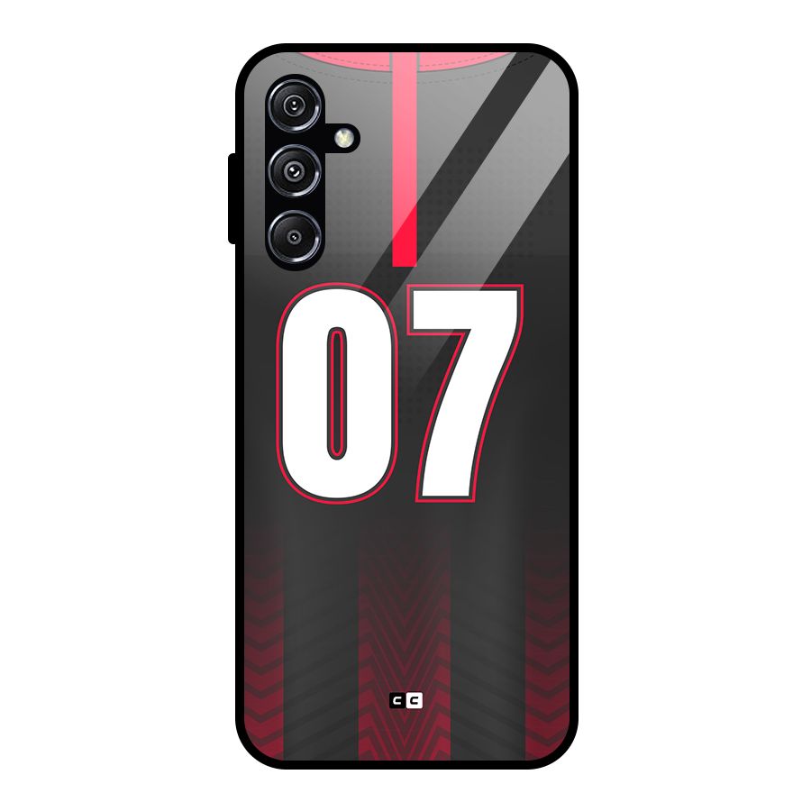 Jersy No 7 Glass Back Case for Galaxy M34 5G