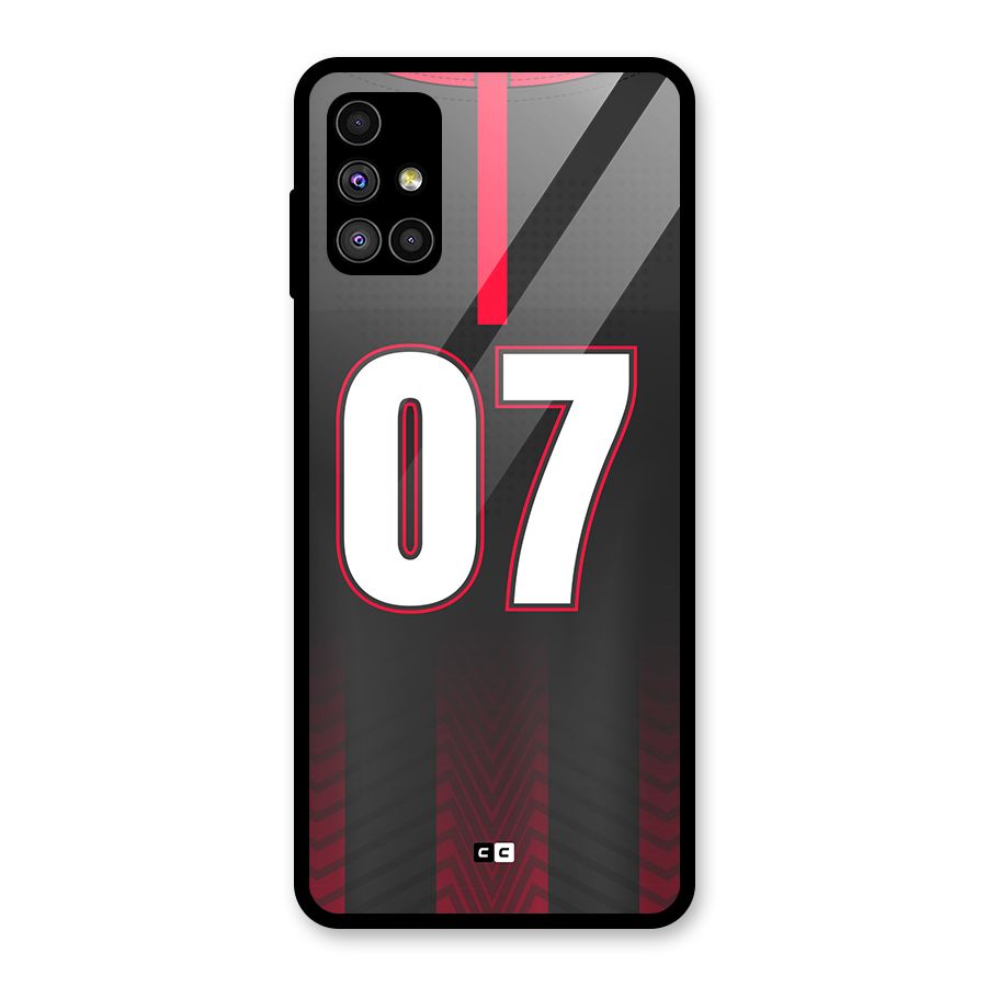 Jersy No 7 Glass Back Case for Galaxy M51