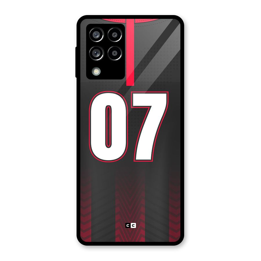 Jersy No 7 Glass Back Case for Galaxy M53 5G
