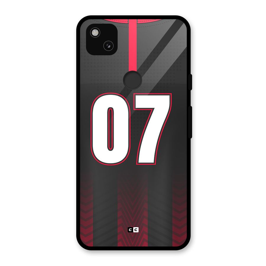 Jersy No 7 Glass Back Case for Google Pixel 4a