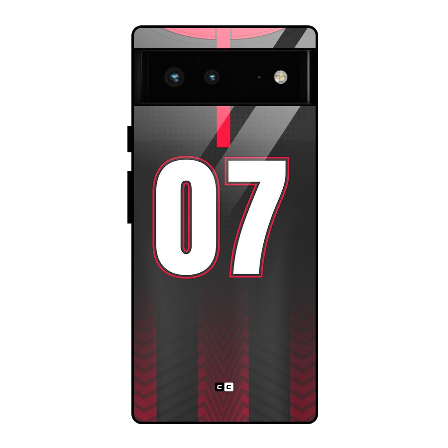 Jersy No 7 Glass Back Case for Google Pixel 6