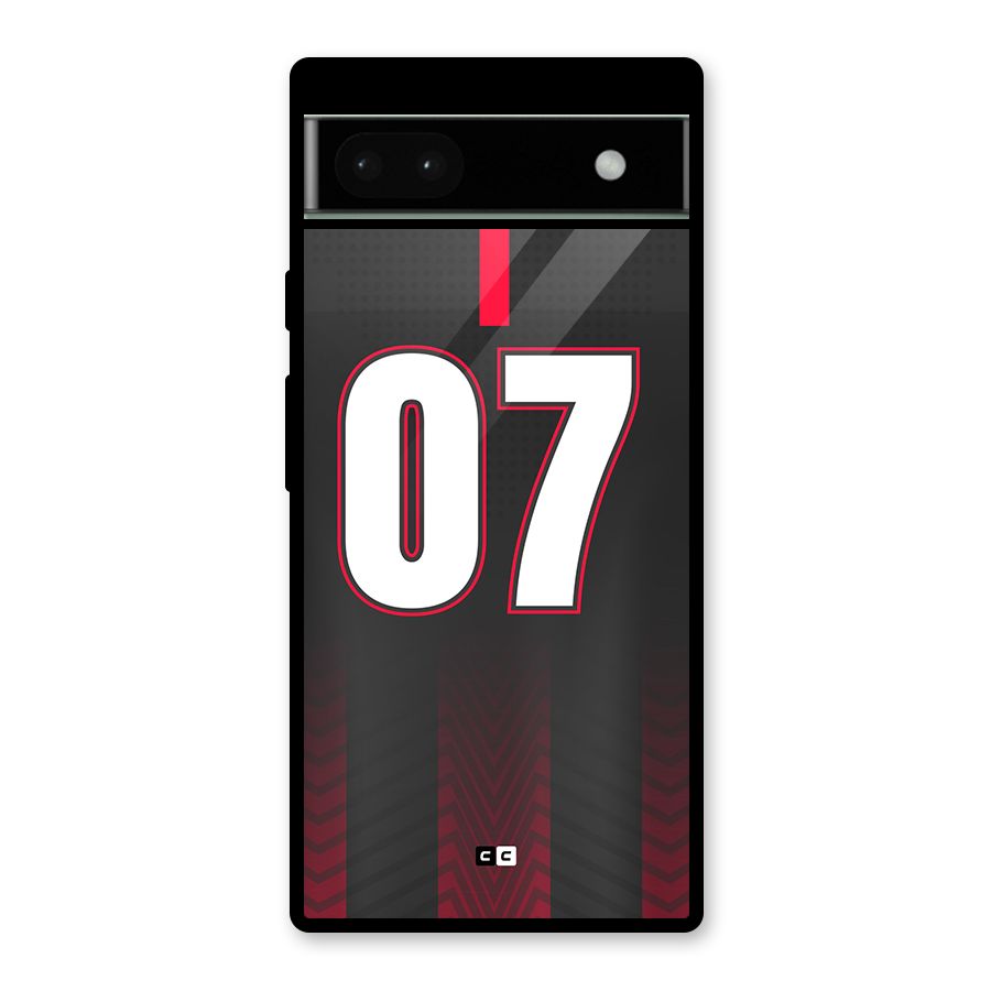 Jersy No 7 Glass Back Case for Google Pixel 6a
