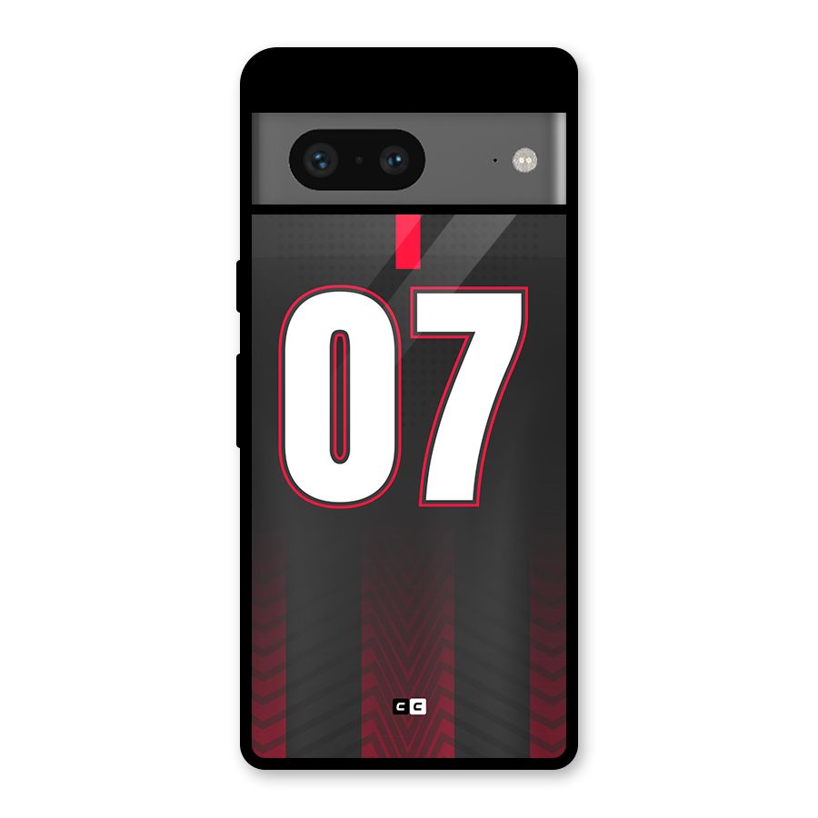 Jersy No 7 Glass Back Case for Google Pixel 7