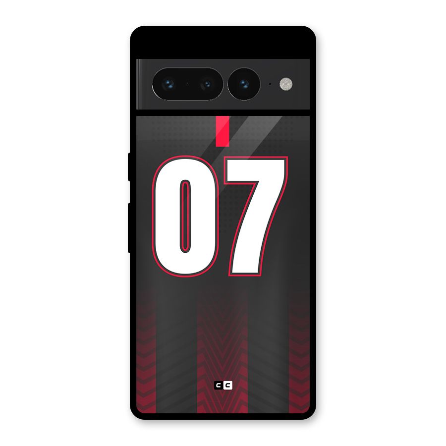 Jersy No 7 Glass Back Case for Google Pixel 7 Pro