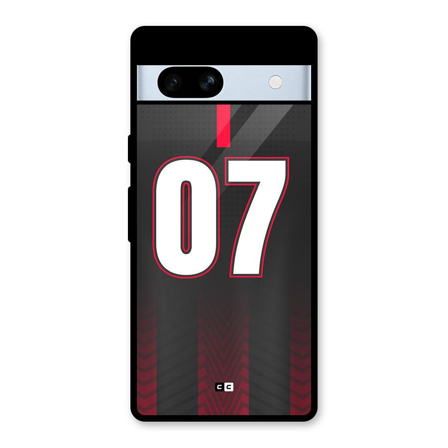 Jersy No 7 Glass Back Case for Google Pixel 7a