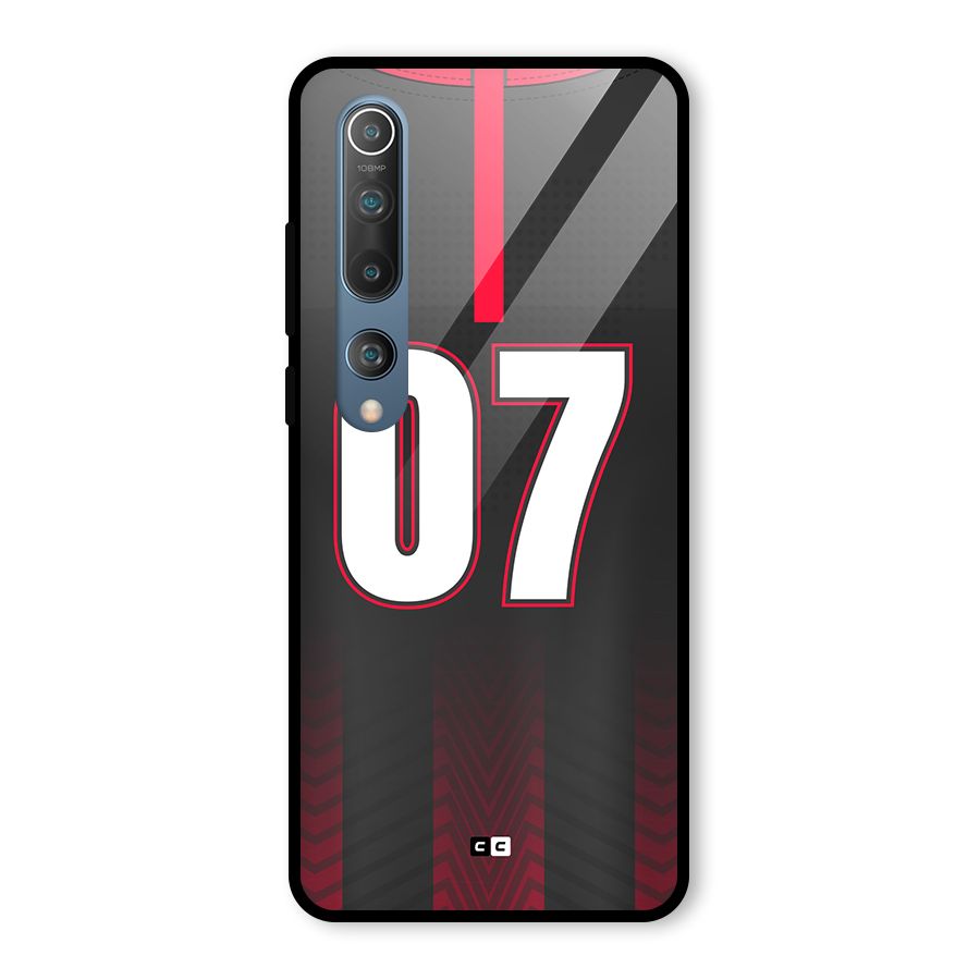 Jersy No 7 Glass Back Case for Mi 10