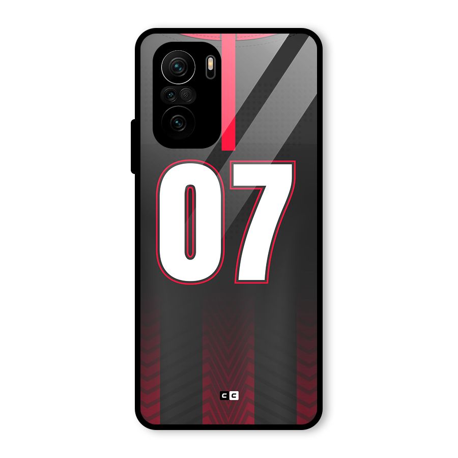 Jersy No 7 Glass Back Case for Mi 11X Pro