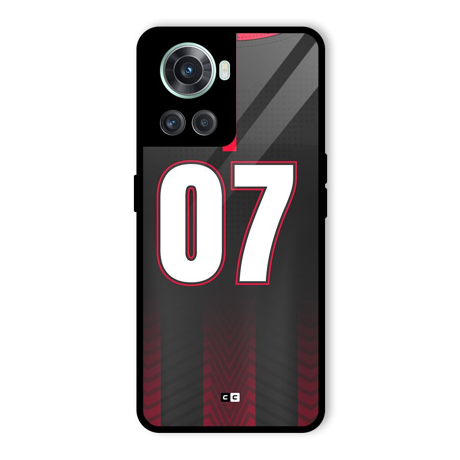 Jersy No 7 Glass Back Case for OnePlus 10R