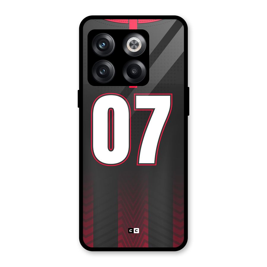 Jersy No 7 Glass Back Case for OnePlus 10T