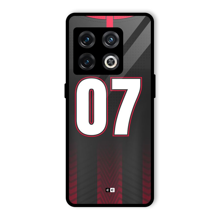 Jersy No 7 Glass Back Case for OnePlus 10 Pro 5G