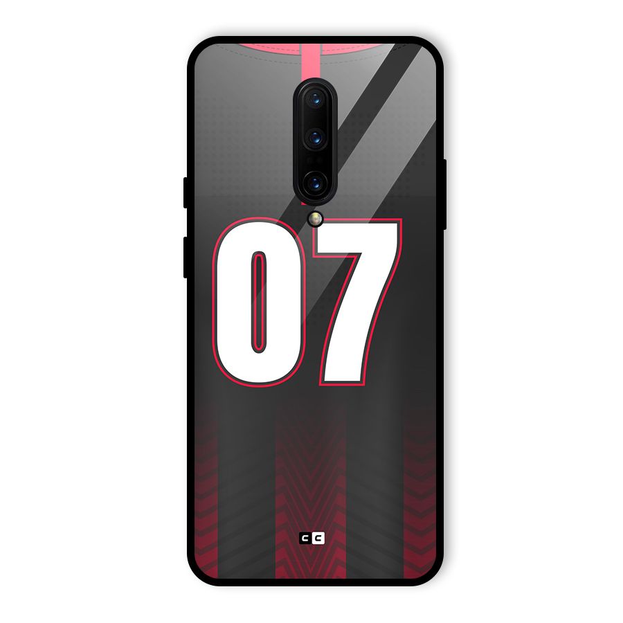Jersy No 7 Glass Back Case for OnePlus 7 Pro