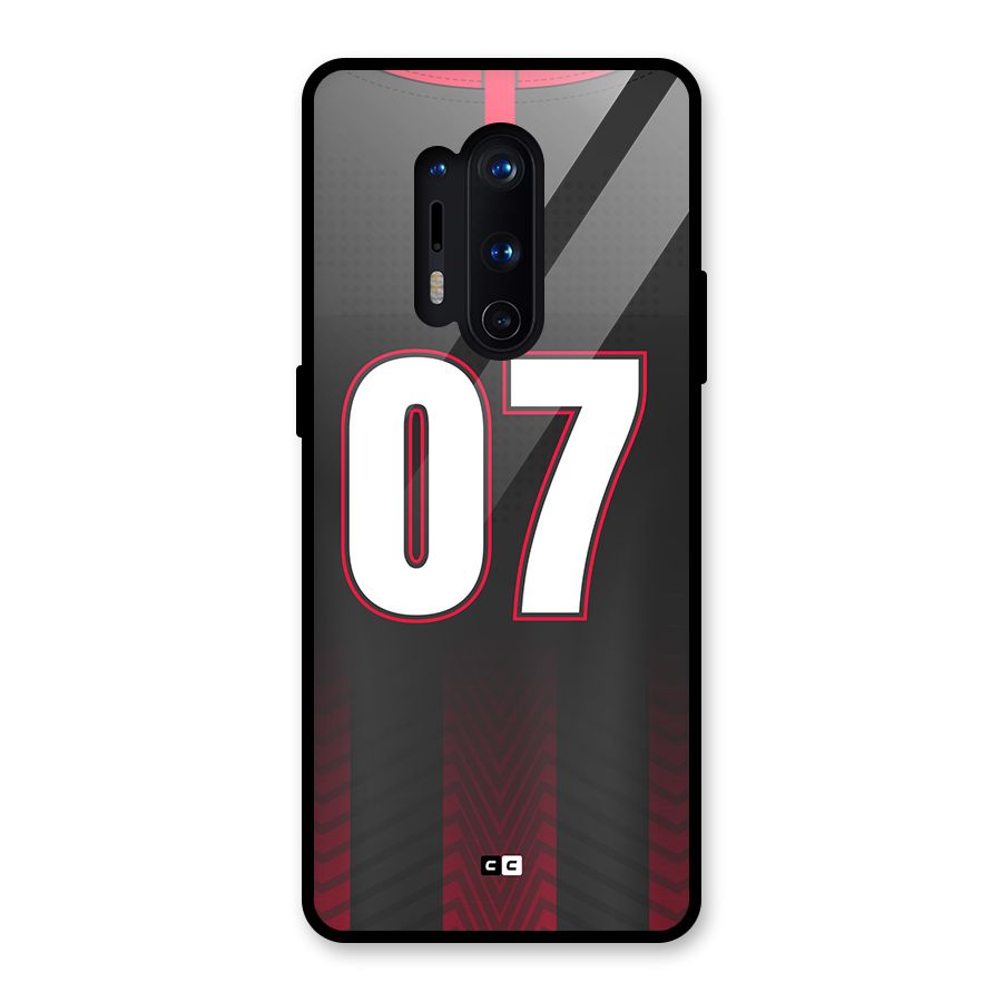 Jersy No 7 Glass Back Case for OnePlus 8 Pro