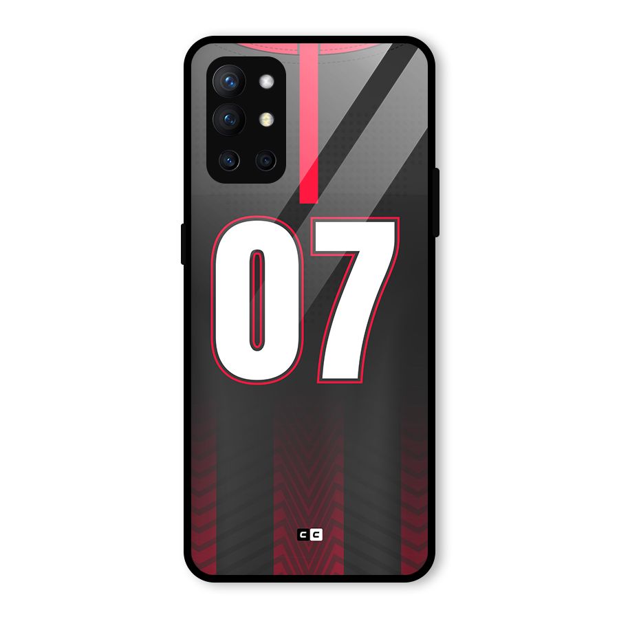 Jersy No 7 Glass Back Case for OnePlus 9R