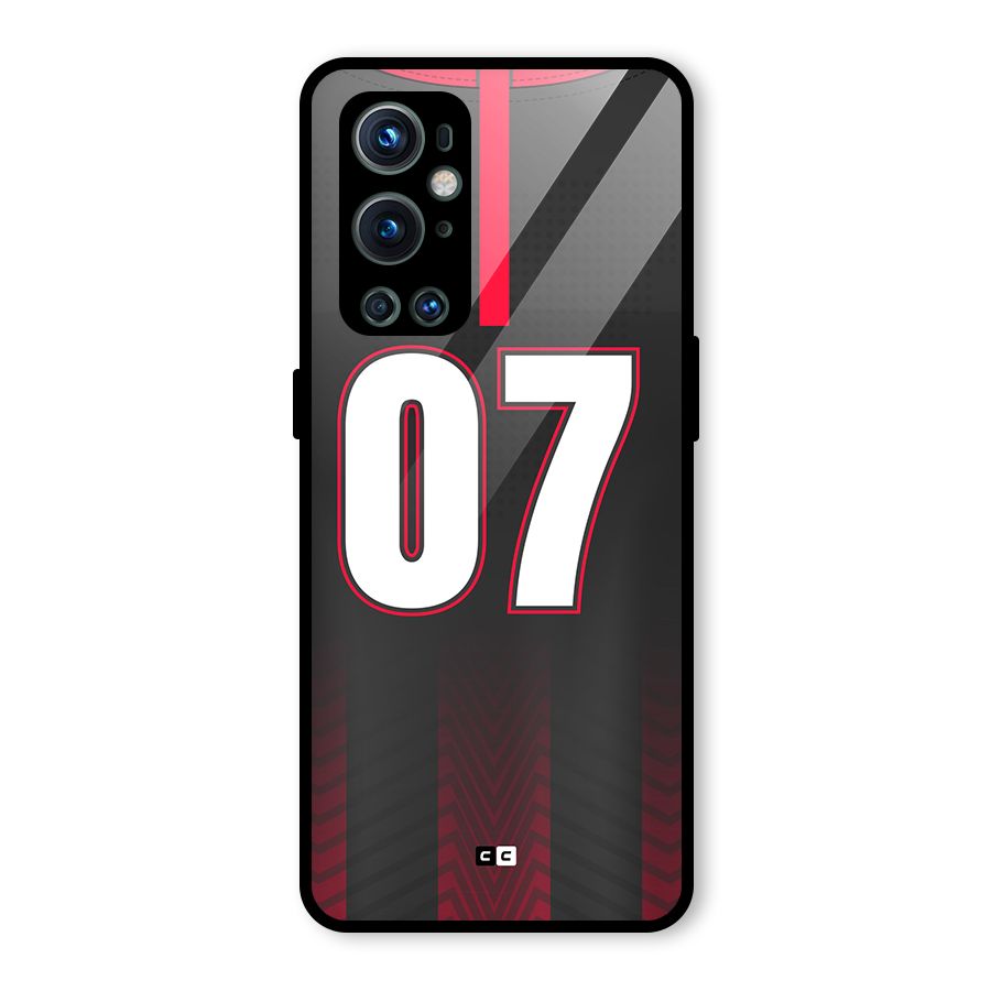 Jersy No 7 Glass Back Case for OnePlus 9 Pro