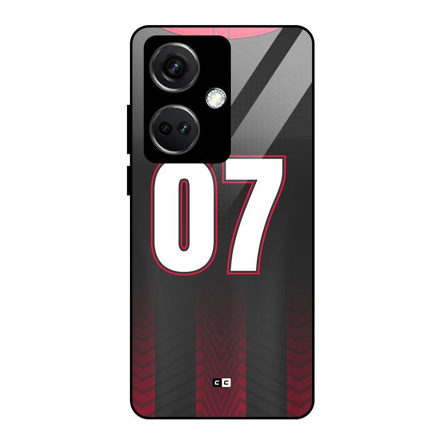 Jersy No 7 Glass Back Case for OnePlus Nord CE 3 5G