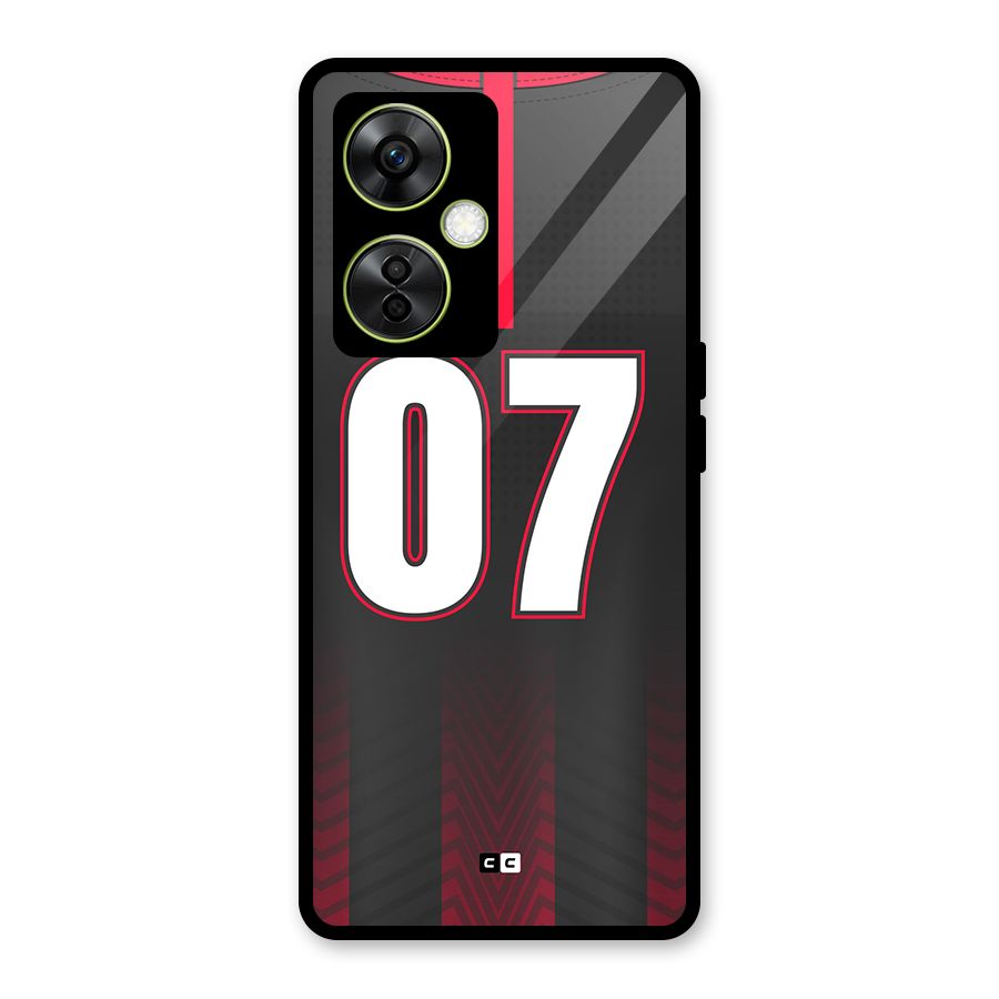 Jersy No 7 Glass Back Case for OnePlus Nord CE 3 Lite
