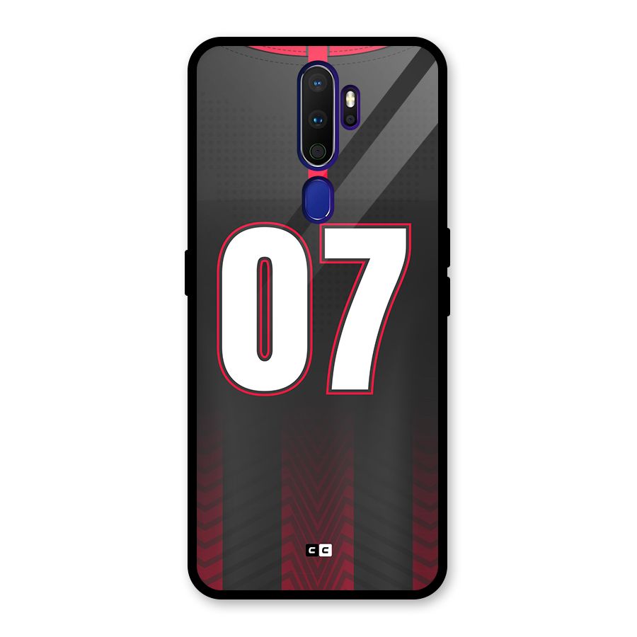 Jersy No 7 Glass Back Case for Oppo A9 (2020)