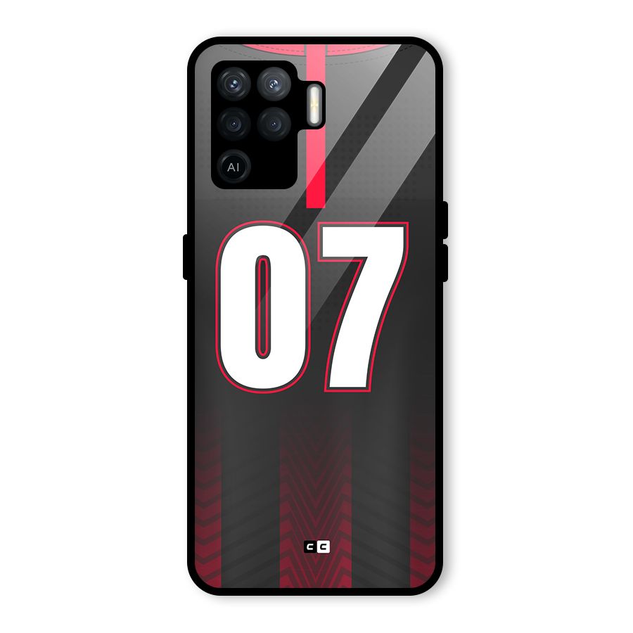 Jersy No 7 Glass Back Case for Oppo F19 Pro