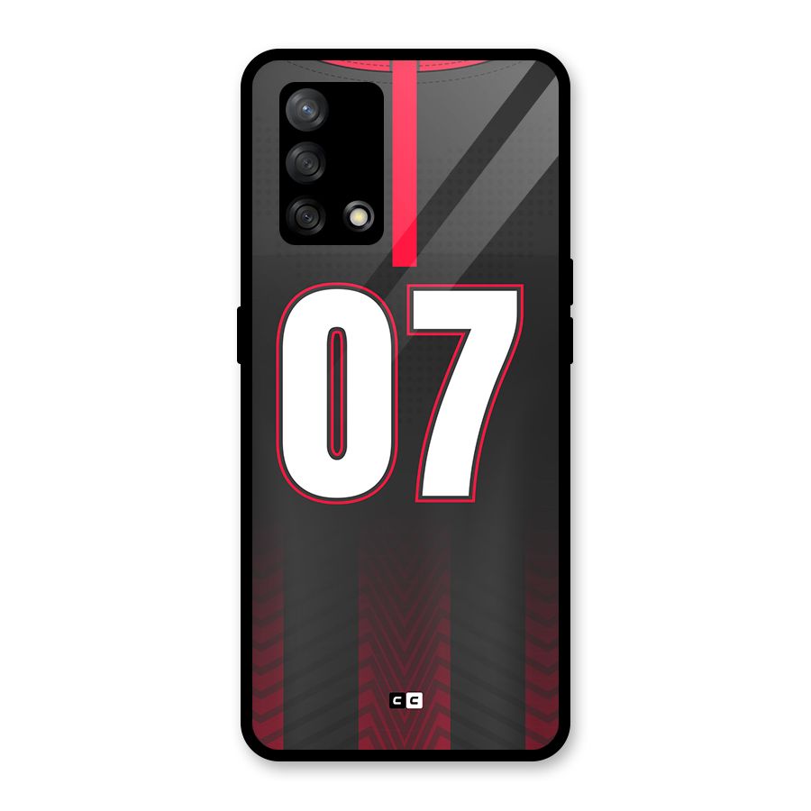 Jersy No 7 Glass Back Case for Oppo F19s
