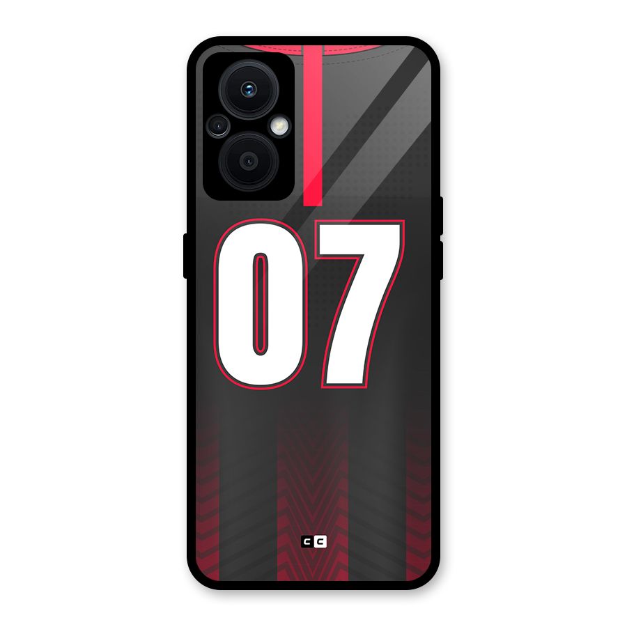 Jersy No 7 Glass Back Case for Oppo F21s Pro 5G
