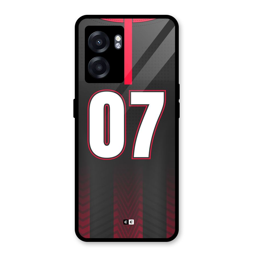 Jersy No 7 Glass Back Case for Oppo K10 (5G)