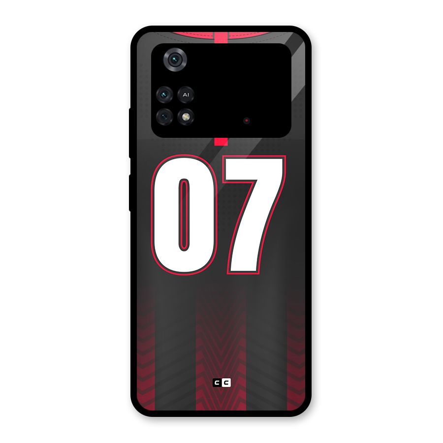 Jersy No 7 Glass Back Case for Poco M4 Pro 4G