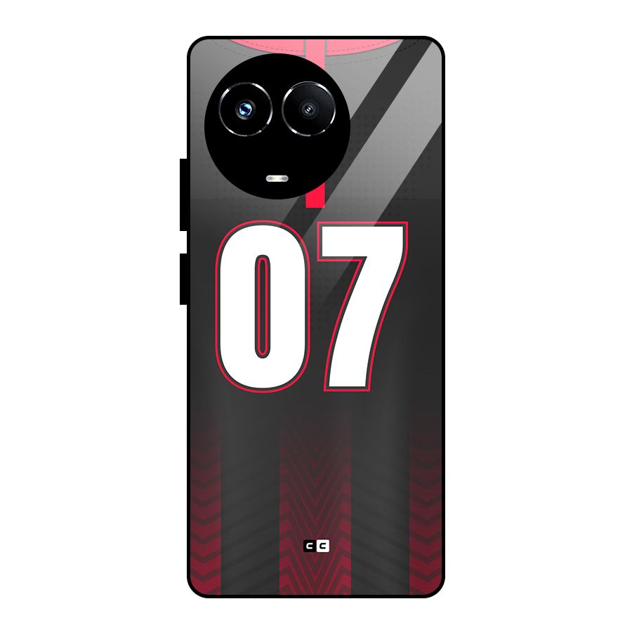 Jersy No 7 Glass Back Case for Realme 11X