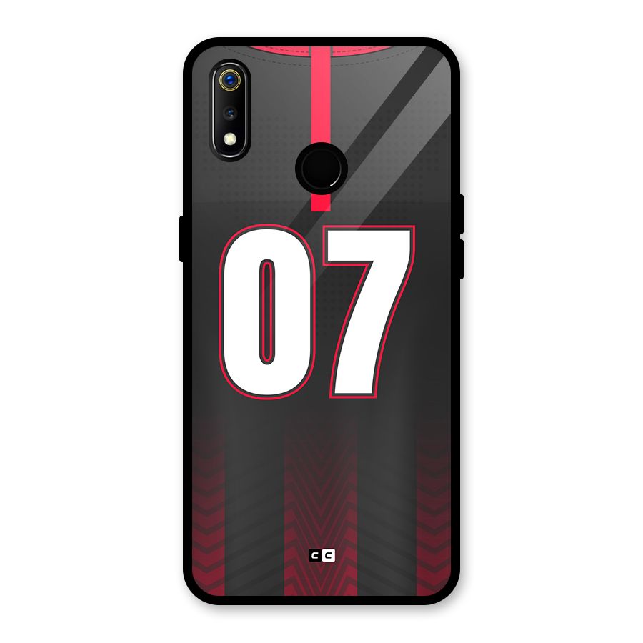 Jersy No 7 Glass Back Case for Realme 3i