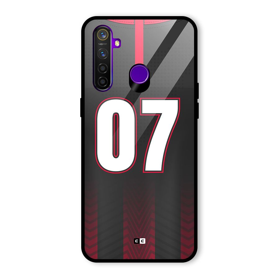 Jersy No 7 Glass Back Case for Realme 5 Pro
