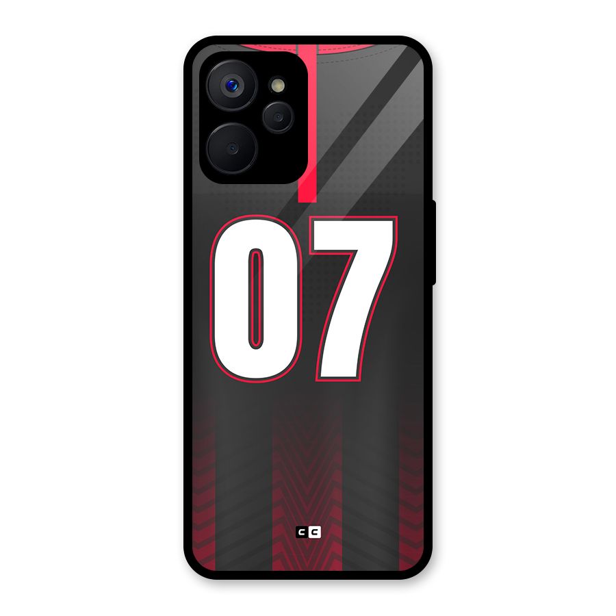Jersy No 7 Glass Back Case for Realme 9i 5G