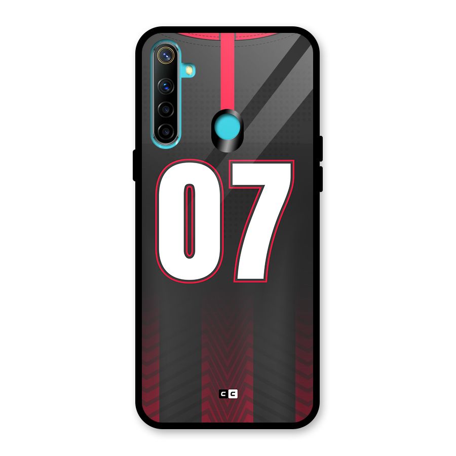 Jersy No 7 Glass Back Case for Realme Narzo 10
